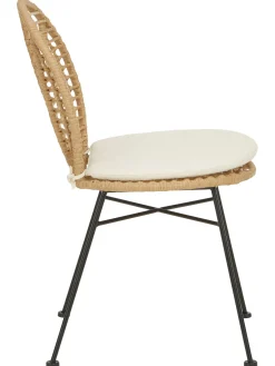 Sedia In Polirattan Con Cuscino Cordula 2 Pz