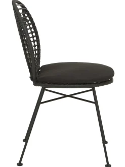 Sedia In Polirattan Con Cuscino Cordula 2 Pz