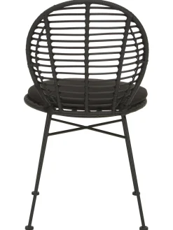 Sedia In Polirattan Con Cuscino Cordula 2 Pz