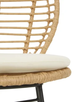 Sedia In Polirattan Con Cuscino Cordula 2 Pz