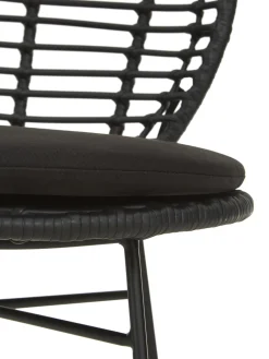 Sedia In Polirattan Con Cuscino Cordula 2 Pz