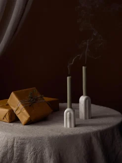 Set 2 Candelabri In Marmo Malie