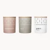 Set 3 Candele Profumate Sense