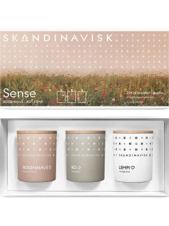 Set 3 Candele Profumate Sense