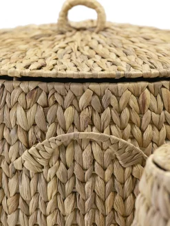 Set 2 Cesti Con Coperchio Laun