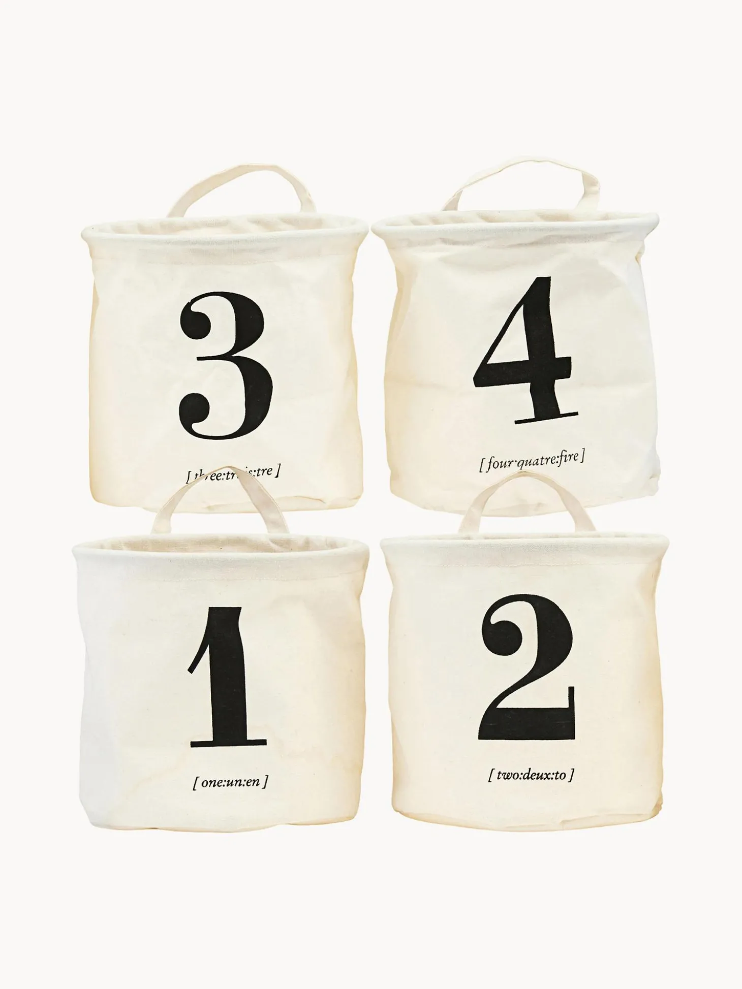 Set 4 Cestini 1-2-3-4