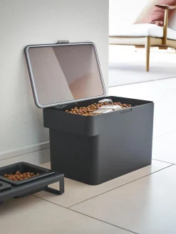 Set 2 Contenitori Per Cibo Per Animali Con Misurino Tower