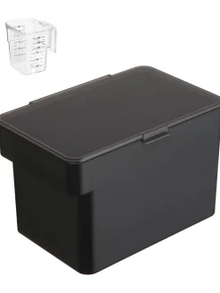 Set 2 Contenitori Per Cibo Per Animali Con Misurino Tower