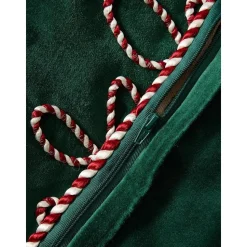 Set 2 Copricuscini In Velluto Verde Jolly