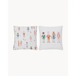 Set 2 Copricuscini Reversibili Dal Design Di Candice Gray Nutcracker