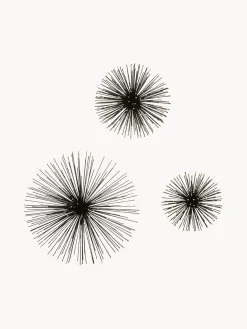 Set 3 Decorazioni Da Parete In Metallo Ray