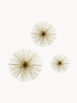 Set 3 Decorazioni Da Parete In Metallo Ray