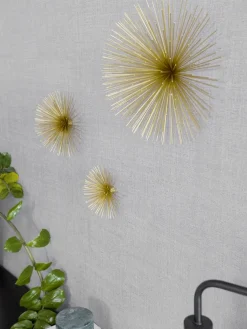 Set 3 Decorazioni Da Parete In Metallo Ray