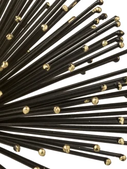 Set 3 Decorazioni Da Parete In Metallo Ray