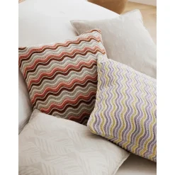 Set 2 Federe Arredo Con Motivo Grafico Armanda