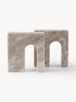 Set 2 Fermalibri In Marmo Kai