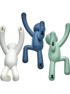 Set 3 Ganci Appendiabiti Da Parete Buddy