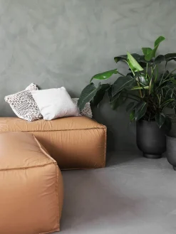 Set 2 Portavasi Grandi In Metallo Vig