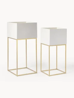 Set 2 Portavasi In Metallo Palesa