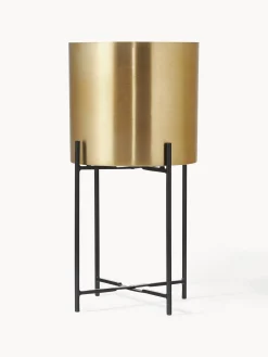 Set 2 Portavasi In Metallo Mina