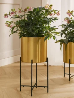 Set 2 Portavasi In Metallo Mina