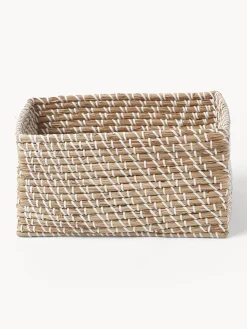 Set 3 Scatole Portaoggetti In Fibra Naturale Aleya