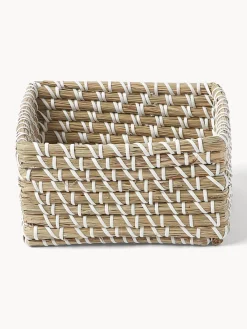 Set 3 Scatole Portaoggetti In Fibra Naturale Aleya