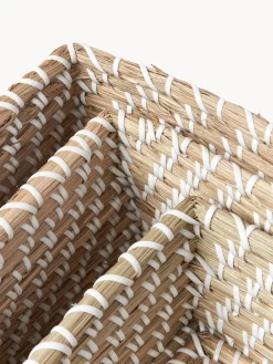 Set 3 Scatole Portaoggetti In Fibra Naturale Aleya