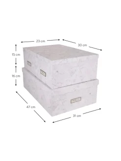 Set 3 Scatole Portaoggetti Inge