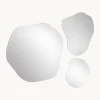 Set 3 Specchi Da Parete Dalla Forma Organica Senza Cornice Lia