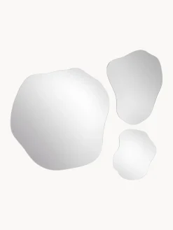 Set 3 Specchi Da Parete Dalla Forma Organica Senza Cornice Lia