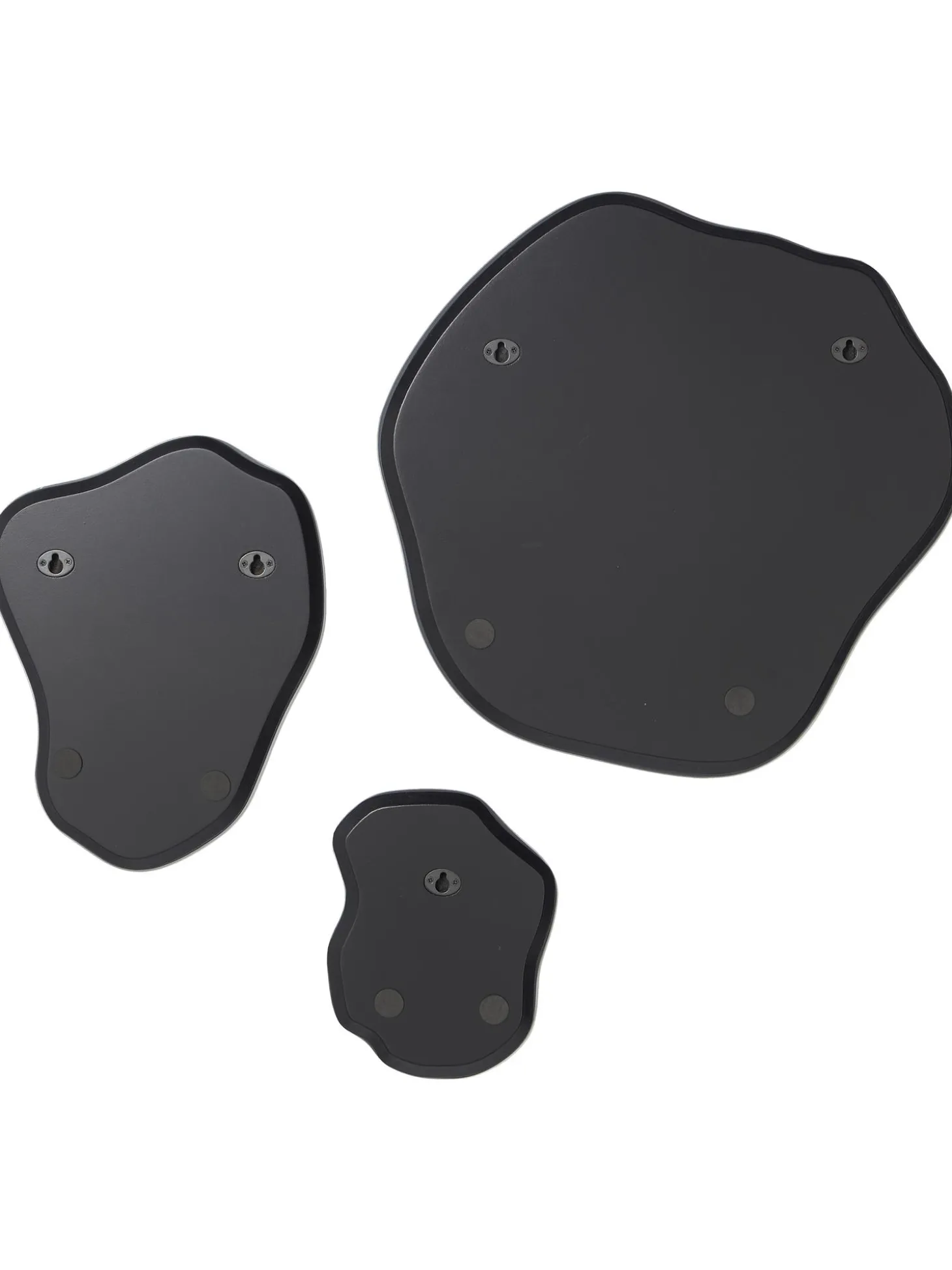 Set 3 Specchi Da Parete Dalla Forma Organica Senza Cornice Lia