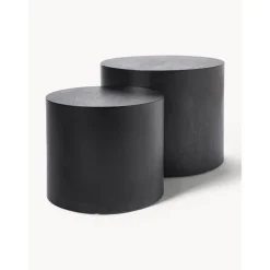 Set 2 Tavolini Da Salotto In Legno Dan