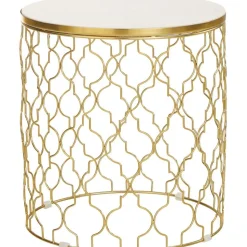 Set 2 Tavolini In Marmo Blake