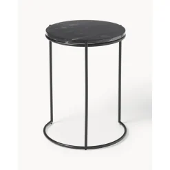 Set 2 Tavolini In Marmo Ella