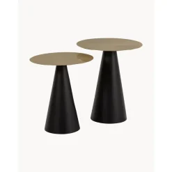 Set 2 Tavolini In Metallo Zelda