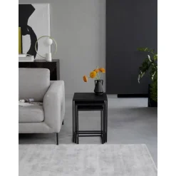 Set 3 Tavolini In Metallo Dwayne