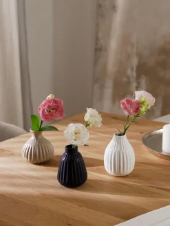 Set 3 Vasi Piccoli In Porcellana Palo