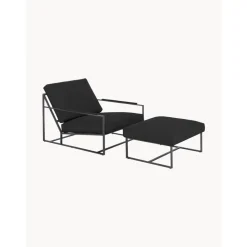 Set Da Salotto Con Struttura In Metallo Andy 2 Pz