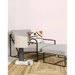 Set Da Salotto Con Struttura In Metallo Andy 2 Pz