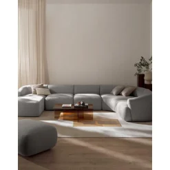 Set Divano Componibile In Boucle Sofia