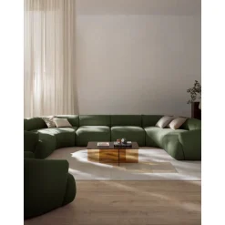 Set Divano Componibile Xl In Boucle Sofia