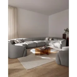 Set Divano Componibile Xl In Boucle Sofia