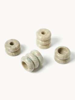 Set Portacandele In Marmo 2 In 1 Orta