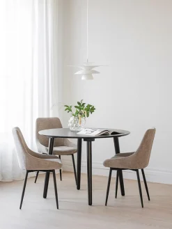 Set Tavolo Con Sedie Imbottite Yumi 3 Pz