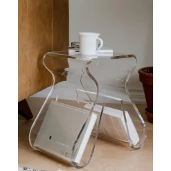 Sgabello Con Portariviste Loop