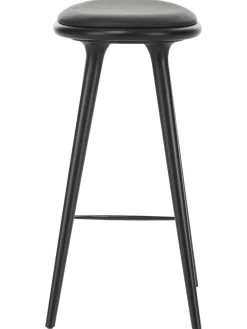 Sgabello Da Bar In Legno Di Faggio High Stool