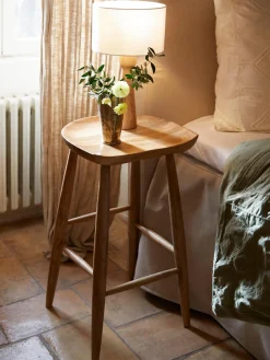 Sgabello Da Bar In Legno Di Mango Nino