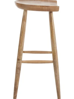 Sgabello Da Bar In Legno Di Mango Nino