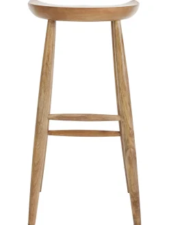 Sgabello Da Bar In Legno Di Mango Nino